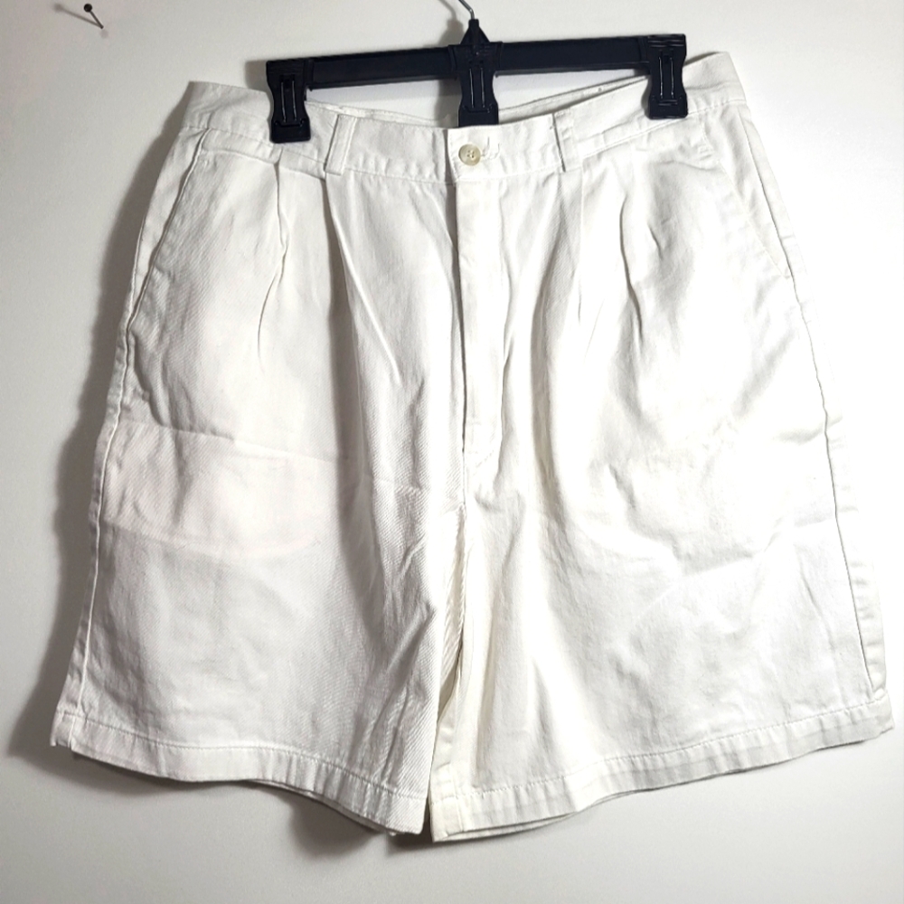 Dockers white jean khaki shorts  women's 16  #2201